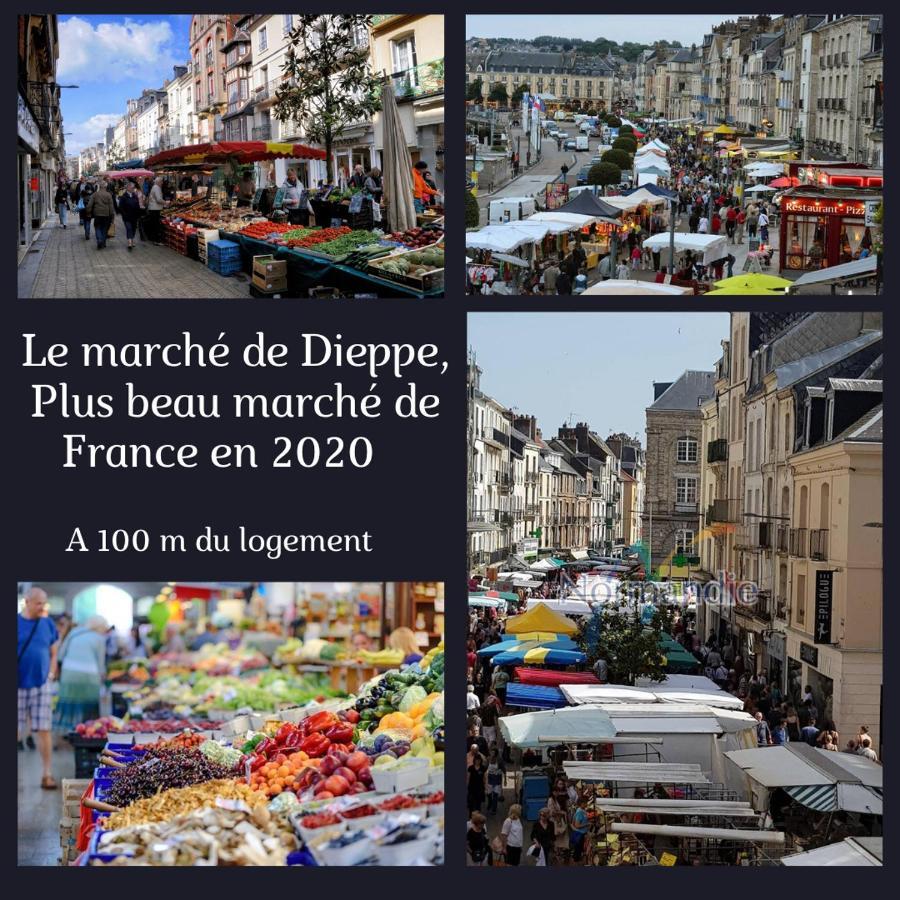 Entre Port Et Mer - Gite Dieppois 6 Pers ディエップ エクステリア 写真